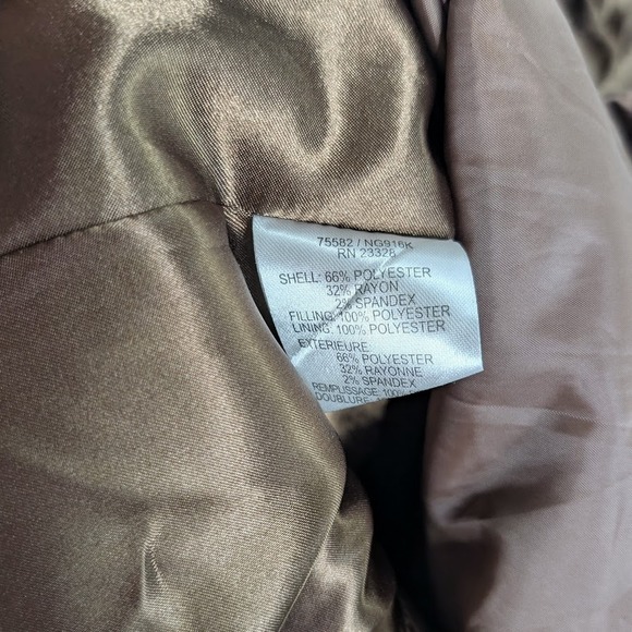 Vintage Green Military Trench‎ Coat Kristen Blake Studio Collection Belted M - Picture 7 of 7